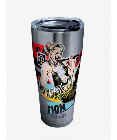 DC Comics Birds of Prey Harley Quinn 30oz Stainless Steel Tumbler With Lid $13.92 Tumblers