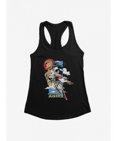 DC Comics Wonder Woman Fight For Justice Girl's Tank $9.96 Tanks