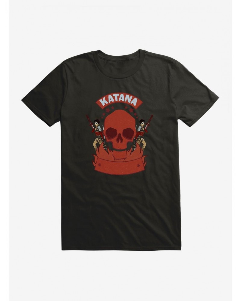 DC Comics Bombshells Katana Skull T-Shirt $11.47 T-Shirts