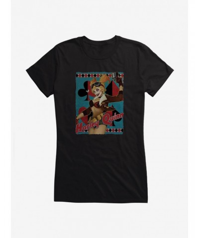 DC Comics Bombshells Harley Quinn Girls T-Shirt $12.20 T-Shirts