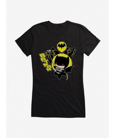 DC Comics Batman Swing Over Gotham Girls T-Shirt $9.21 T-Shirts