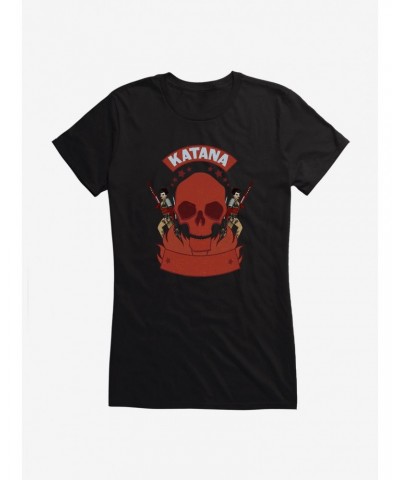 DC Comics Bombshells Katana Skull Girls T-Shirt $9.21 T-Shirts