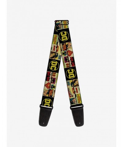 DC Comics Vintage Superhero Logos Guitar Strap $9.16 Guitar Straps