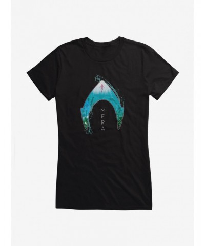DC Comics Aquaman Sea Icon Mera Girls T-Shirt $10.71 T-Shirts
