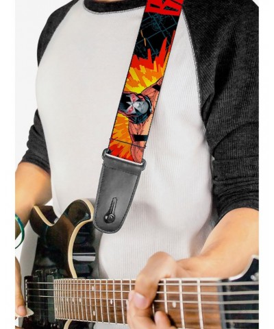 DC Comics Batman Bane Pose Explosion Chainlink Guitar Strap $11.21 Guitar Straps