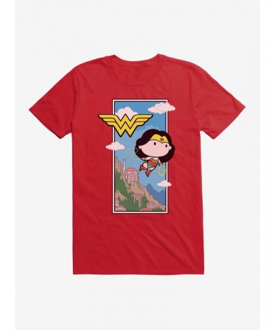 DC Comics Chibi Wonder Woman Flying Lasso T-Shirt $8.60 T-Shirts