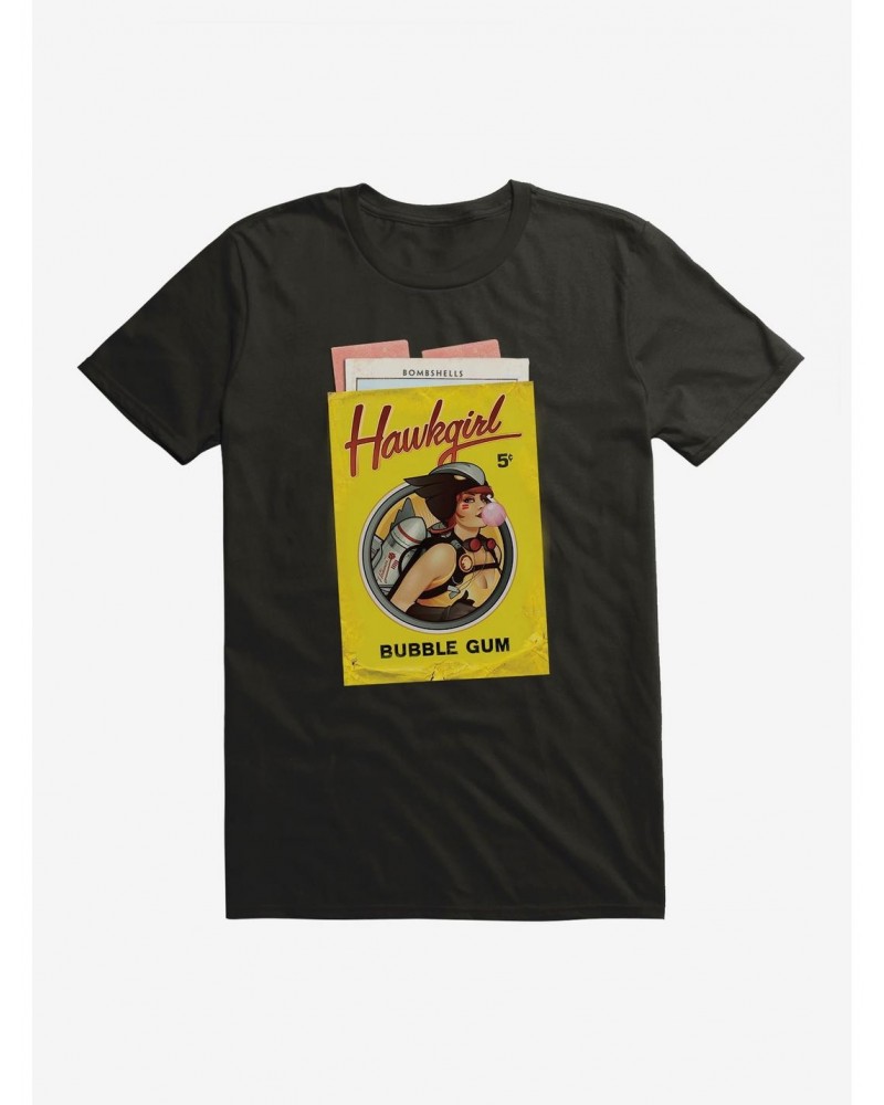 DC Comics Bombshells Hawkgirl Bubble Gum T-Shirt $9.56 T-Shirts