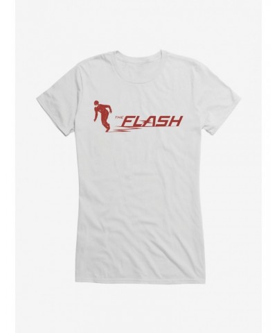 DC Comics The Flash Action Logo Girls T-Shirt $8.22 T-Shirts