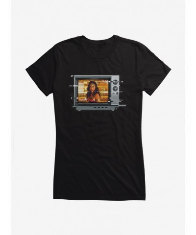 DC Comics Wonder Woman 1984 Static TV Girls T-Shirt $12.45 T-Shirts