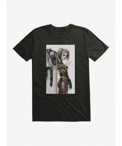 DC Comics Batman Harley Quinn Sketch Portrait T-Shirt $10.04 T-Shirts