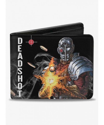 DC Comics Deadshot JLA Issue 7.1 Point and Shoot Cover Targets Bullets Bifold Wallet $9.41 Wallets
