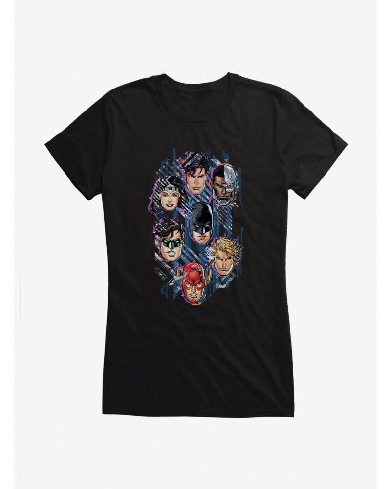 DC Comics Justice League Group Girls T-Shirt $12.45 T-Shirts