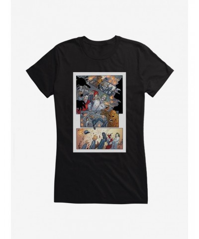 DC Comics Batman Harley Quinn Take Over Comic Strip Girls T-Shirt $11.21 T-Shirts
