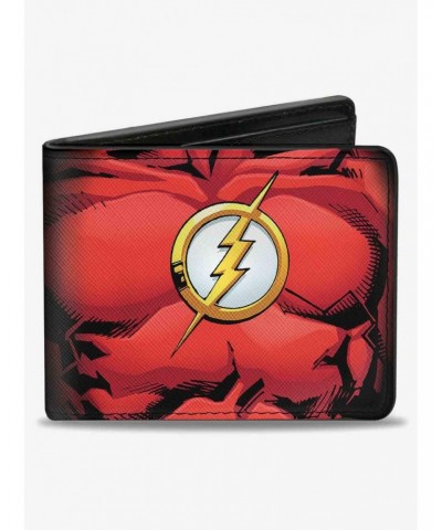 DC Comics Flash Chest Logo Bifold Wallet $8.57 Wallets