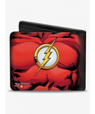 DC Comics Flash Chest Logo Bifold Wallet $8.57 Wallets