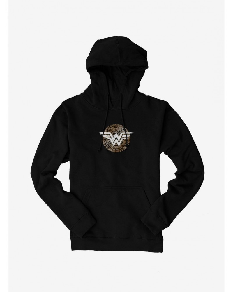 DC Comics Wonder Woman Black Logo Symbol Hoodie $17.51 Hoodies