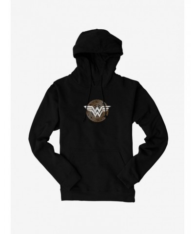 DC Comics Wonder Woman Black Logo Symbol Hoodie $17.51 Hoodies