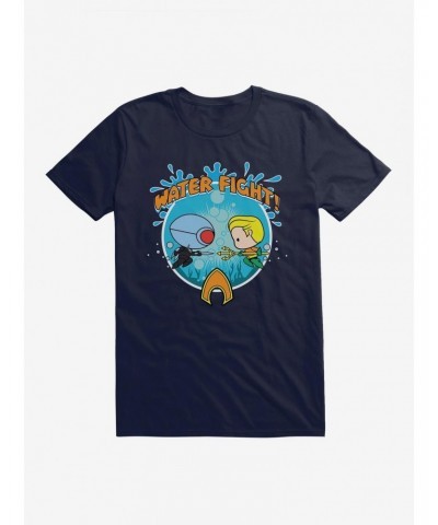 DC Comics Aquaman Chibi Ocean Master Fight T-Shirt $11.47 T-Shirts