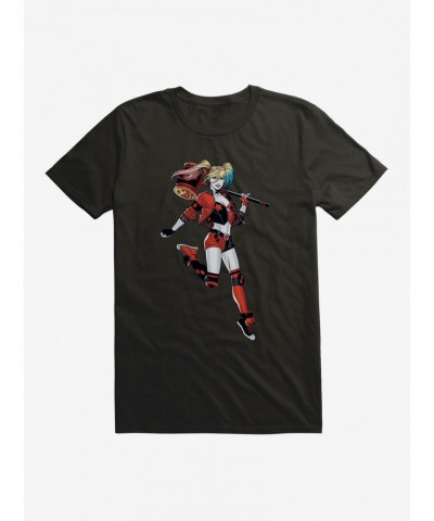 DC Comics Batman Harley Quinn Jumping Pose T-Shirt $10.52 T-Shirts