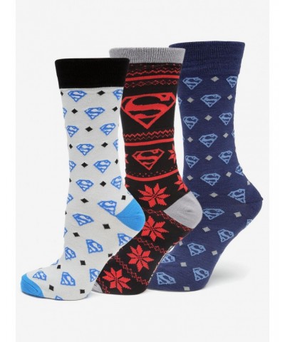 DC Comics Superman 3 Pair Sock Gift Set $17.60 Gift Set