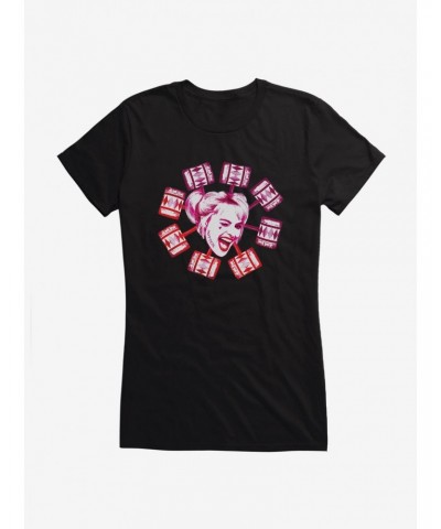 DC Comics Birds Of Prey Harley Quinn Round Of Hammers Girls T-Shirt $7.72 T-Shirts