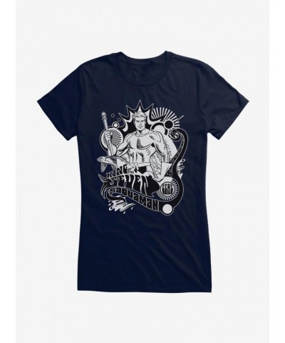 DC Comics Aquaman Vintage King Of The Seven Seas Girls T-Shirt $11.45 T-Shirts