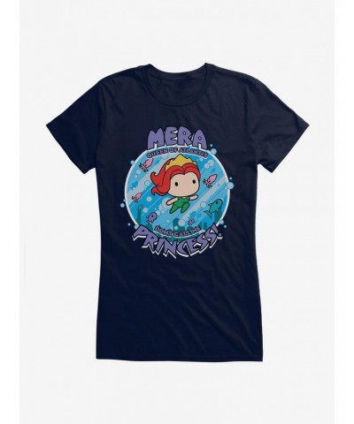 DC Comics Aquaman Chibi Queen Mera Action Girls T-Shirt $9.71 T-Shirts