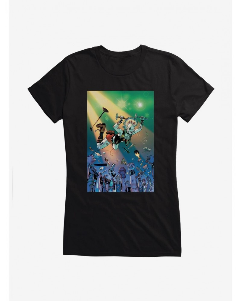 DC Comics Batman Rocker Harley Quinn Girls T-Shirt $8.72 T-Shirts