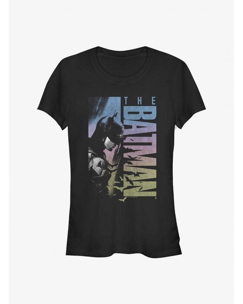 DC Comics The Batman Rainbow Poster Girls T-Shirt $12.20 T-Shirts