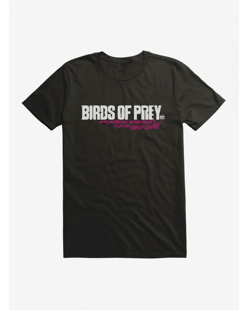 DC Comics Birds Of Prey Movie Title T-Shirt $7.65 T-Shirts