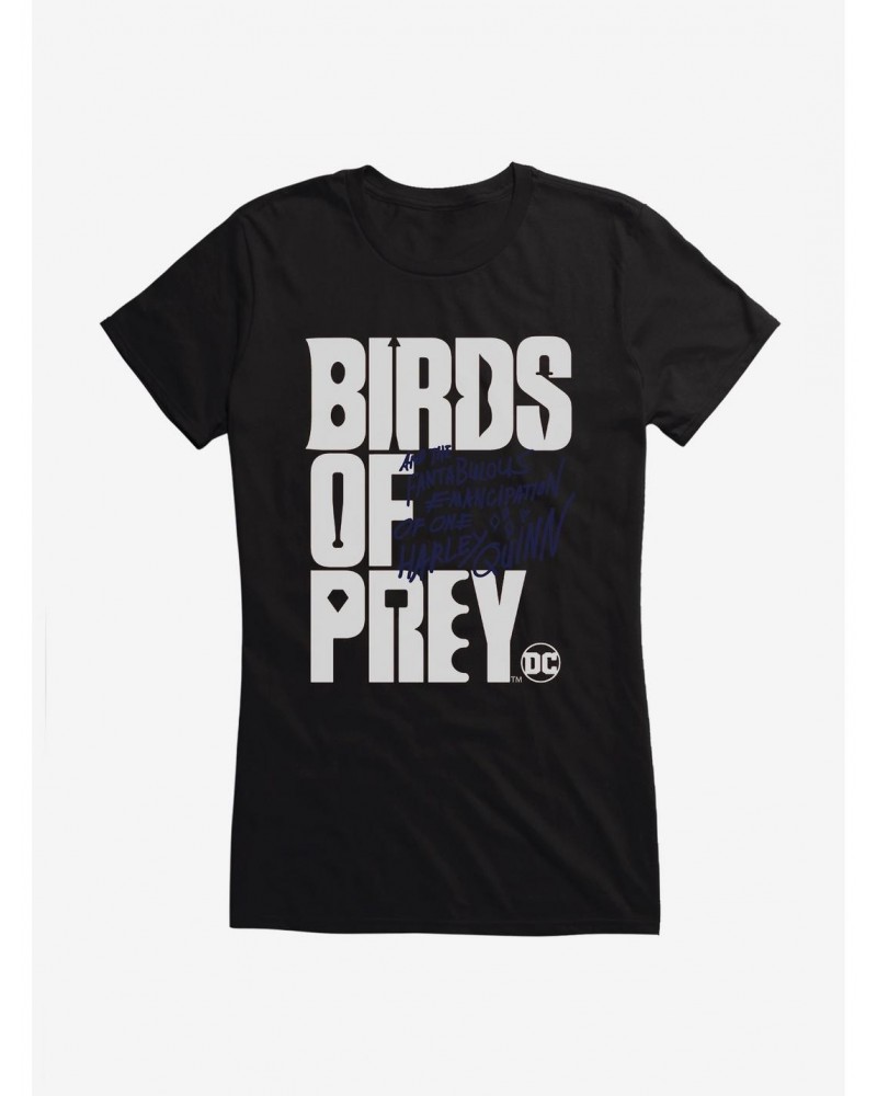 DC Comics Birds Of Prey Title Girls T-Shirt $9.21 T-Shirts