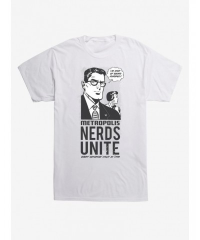DC Comics Superman Nerds Unite T-Shirt $10.99 T-Shirts