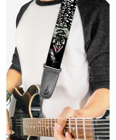 DC Comics Batman Joker The Killing Joke Holding Head Guitar Strap $11.45 Guitar Straps