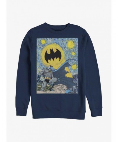 DC Comics Batman Starry Gotham Sweatshirt $13.28 Sweatshirts