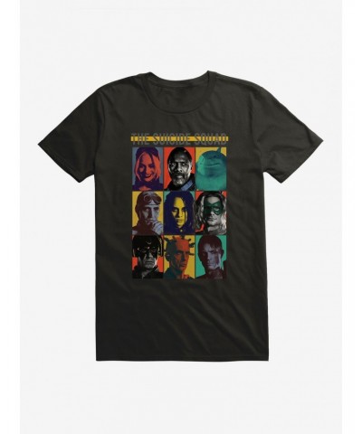 DC Comics The Suicide Squad Character Panels T-Shirt $11.23 T-Shirts
