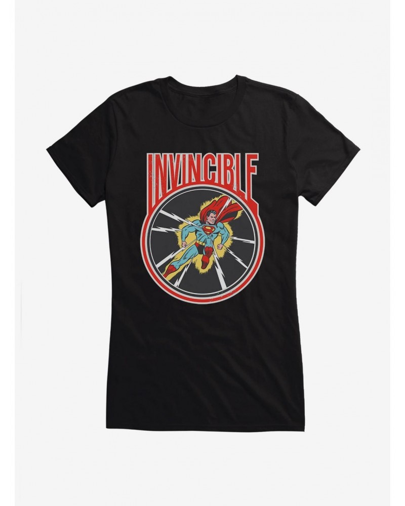 DC Comics Superman Invincible Girls T-Shirt $11.21 T-Shirts