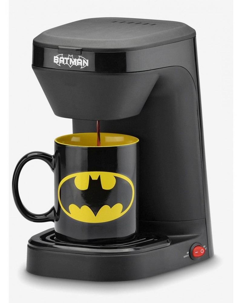 DC Comics Batman 1-Cup Coffee Maker with Mug $17.12 Mugs