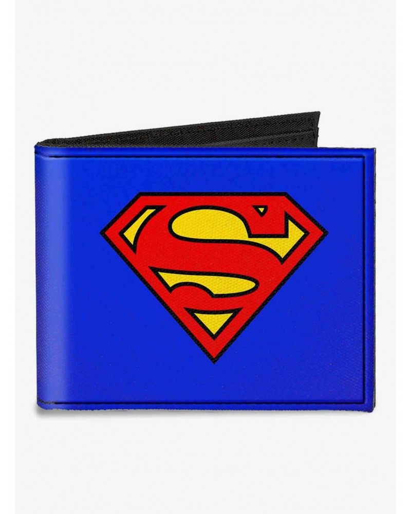 DC Comics Superman Shield Canvas Bifold Wallet $10.45 Wallets