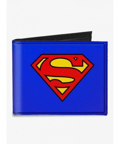 DC Comics Superman Shield Canvas Bifold Wallet $10.45 Wallets