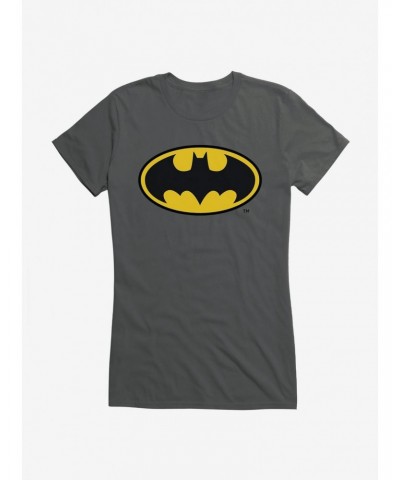 DC Comics Batman 1989 Logo Girls T-Shirt $9.21 T-Shirts
