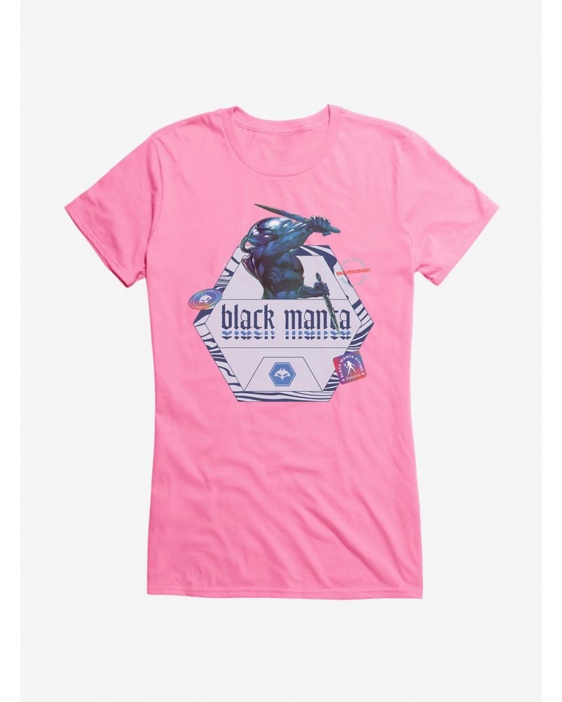 DC Comics Aquaman Classic Black Manta Diving Division Girls T-Shirt $10.71 T-Shirts