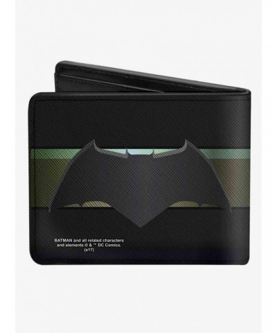 DC Comics Batman 2017 Icon Stripe Fade Bifold Wallet $7.11 Wallets
