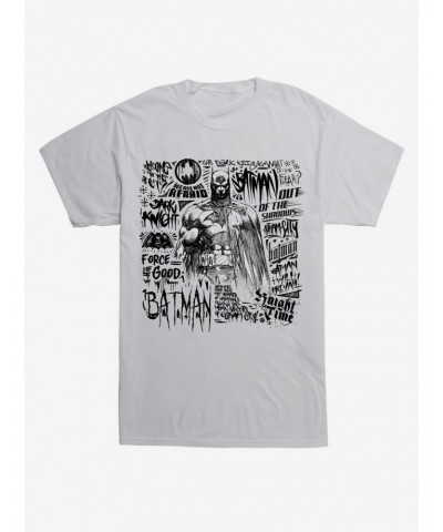 DC Comics Batman Typography T-Shirt $10.28 T-Shirts