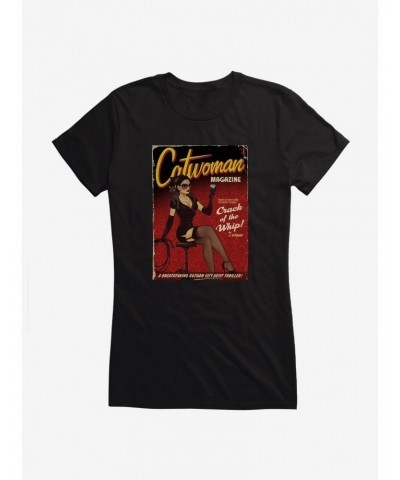 DC Comics Bombshells Catwoman Magazine Girls T-Shirt $10.46 T-Shirts
